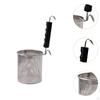 Food Strainer Basket In Stainless Steel for Rinsing Pasta And Dumplings
