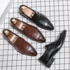 Fashion British Business Formal Wear Shoes Wedding Shoes Loafers Men's Gentleman Casual Men's Shoes Leather Slip-On Dress Fashion Shoes