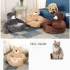 Teddy Bear Donut Pes Pes Pet Cat Pohodlná nadýchaná teplá matrace do postele