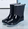 Women's Boots Outdoor Women Rain Boots Four Seasons Non-slip Wear-resistant Ladies Waterproof Shoes