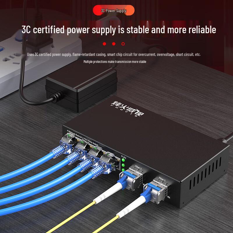 Fenghuo Weisight Gigabit Multimode Fiber Media Converter