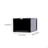 Clear Shoe Storage Organizer Rack Holder with Door Thicken Drawer Organize Unit Display