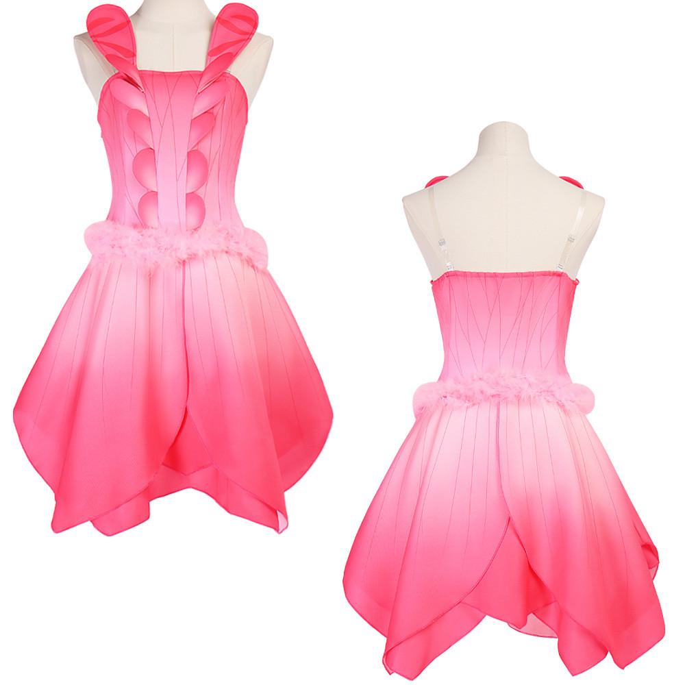 Fairy Costume For Kids Adults Flower Elf Cosplay Dress For Halloween And Parties