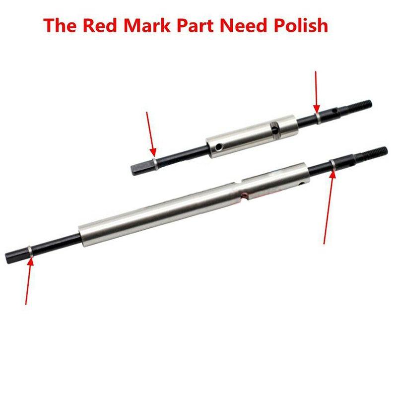 Premium Stainless Steel Axle Tubes Set For Rc 1/10 Truck Axial Ax10 Wraith Rr10