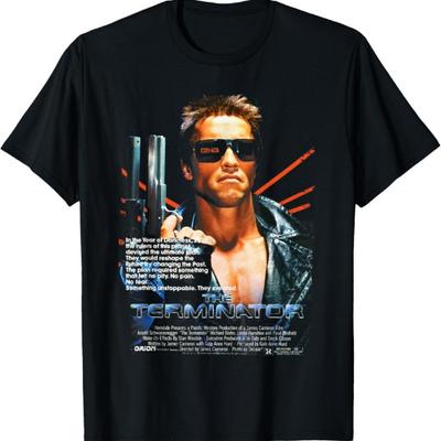 Poster Movie Retro Sci-Fi Time Traveler Gamer T-Shirt