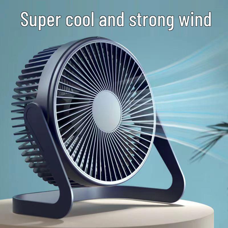 5-Inch USB Mini Electric Desk Fan, Silent Student Office Cooling