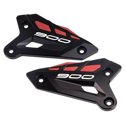 MotHeart Motociklo Galinio Pedalo Kulno Apsauga Z900 2017-2024 Z900SE 2022-2024 Patvari Apsauginė Plokštelė Z900 z900se Dalys (Raudona)