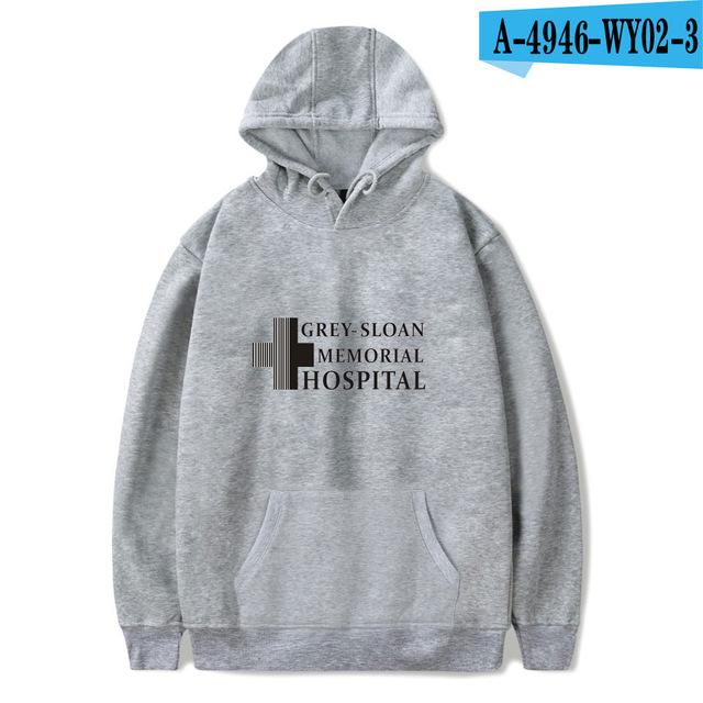 Harajuku Gray's Anatomy Tumblr Greys Anatomy printed Hoodies Sweatshirts Men/Women Comfortable Sweatshirt Adult/Child Pullovers