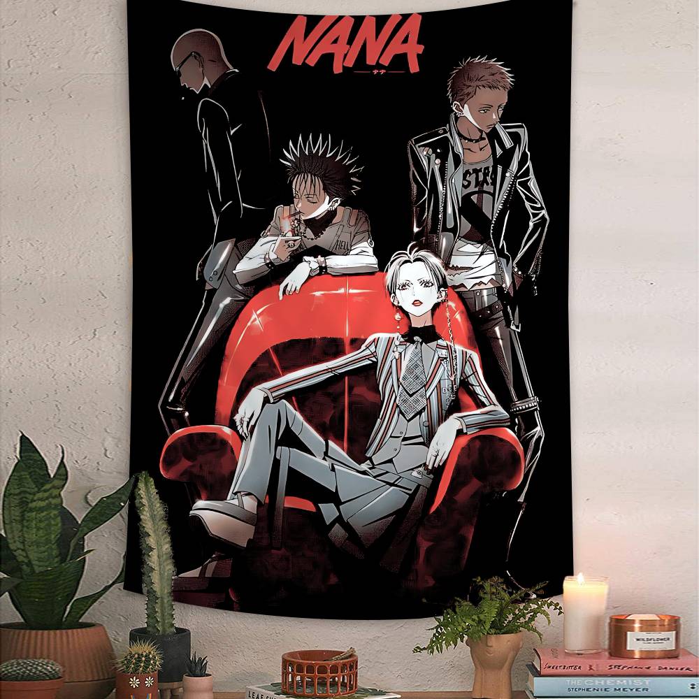 Anime NANA Colorful Tapestry Wall Hanging Bohemian Wall Tapestries Mandala Wall Art Decor