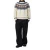 Trendy American Fair Isle Round Neck Sweater - Cozy Autumn/Winter Casual Knit for Couples