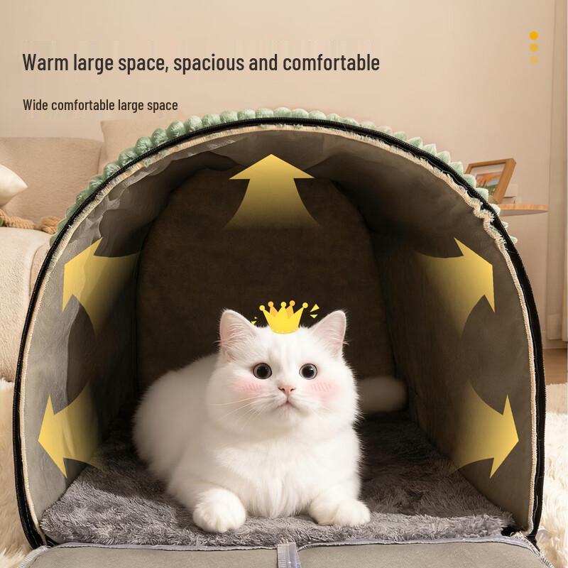 OEING Enclosed Four Seasons Cat House Tent