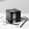 Geometrische Abstufte Kristallwürfel Ornamente Transparent Minimalismus Quadratische Kristallstatue Schreibtischdekoration Glas Handwerk Skulptur