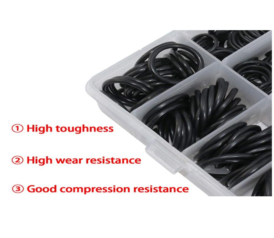 800PCS Rubber O-Ring Seal Gasket Set OD 6mm to 28mm Thickness 1.5mm 2.4mm 3.1mm