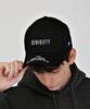 BEMIGHTY Brim Embroidered Ball Cap Black