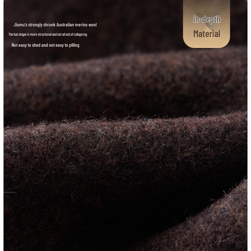 JIUMU Women's Wool Felt Beret Hat