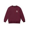 New MLB Old Flower Sweatshirts Unisex Dark Purple 31MTM1041-50E