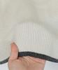 Rib Knit REXT0253 Free Size Black [miette] Color-Striped Lamé Women's