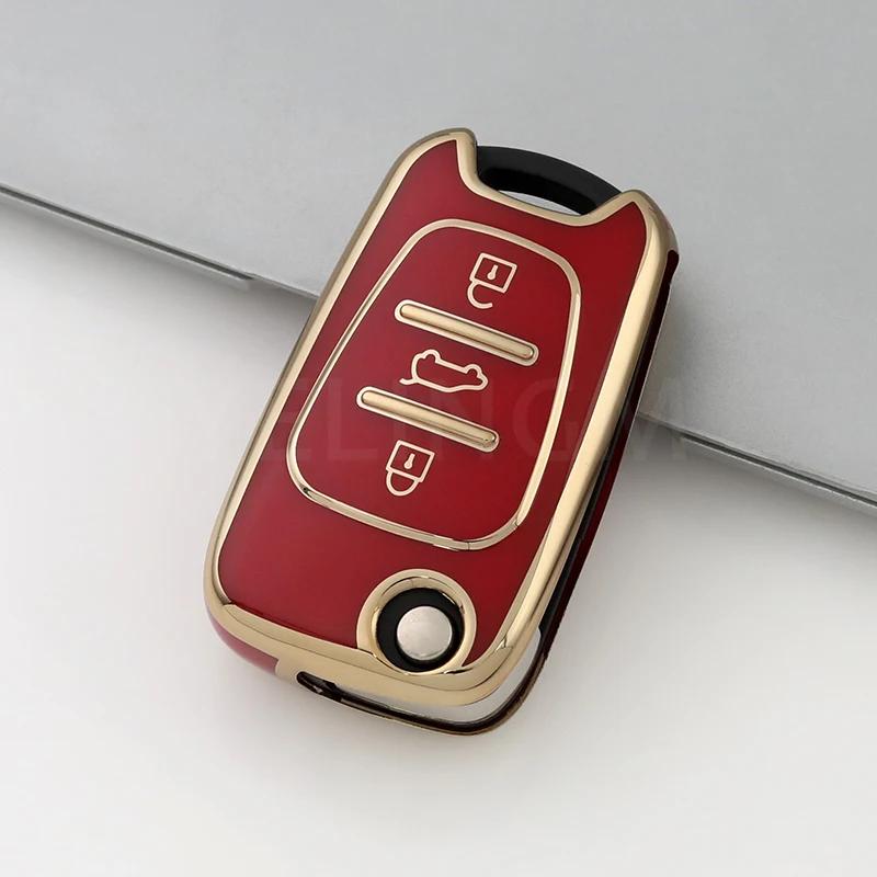 For Hyundai I20 I30 Ix20 Ix25 Ix35 Elantra Accent TPU Car Key Case Cover For KIA Sportage Rio 3 Soul Optima Ceed Pro K5 K2 Pride