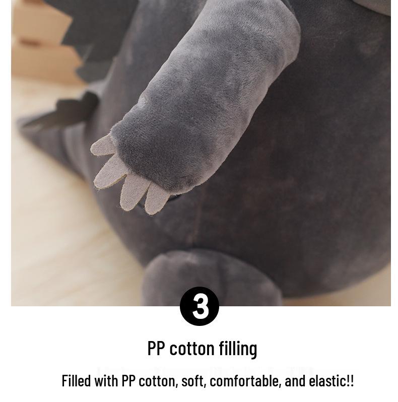 Q Version Godzilla Plush Toy: Cartoon Anime King of the Monsters Dinosaur Doll
