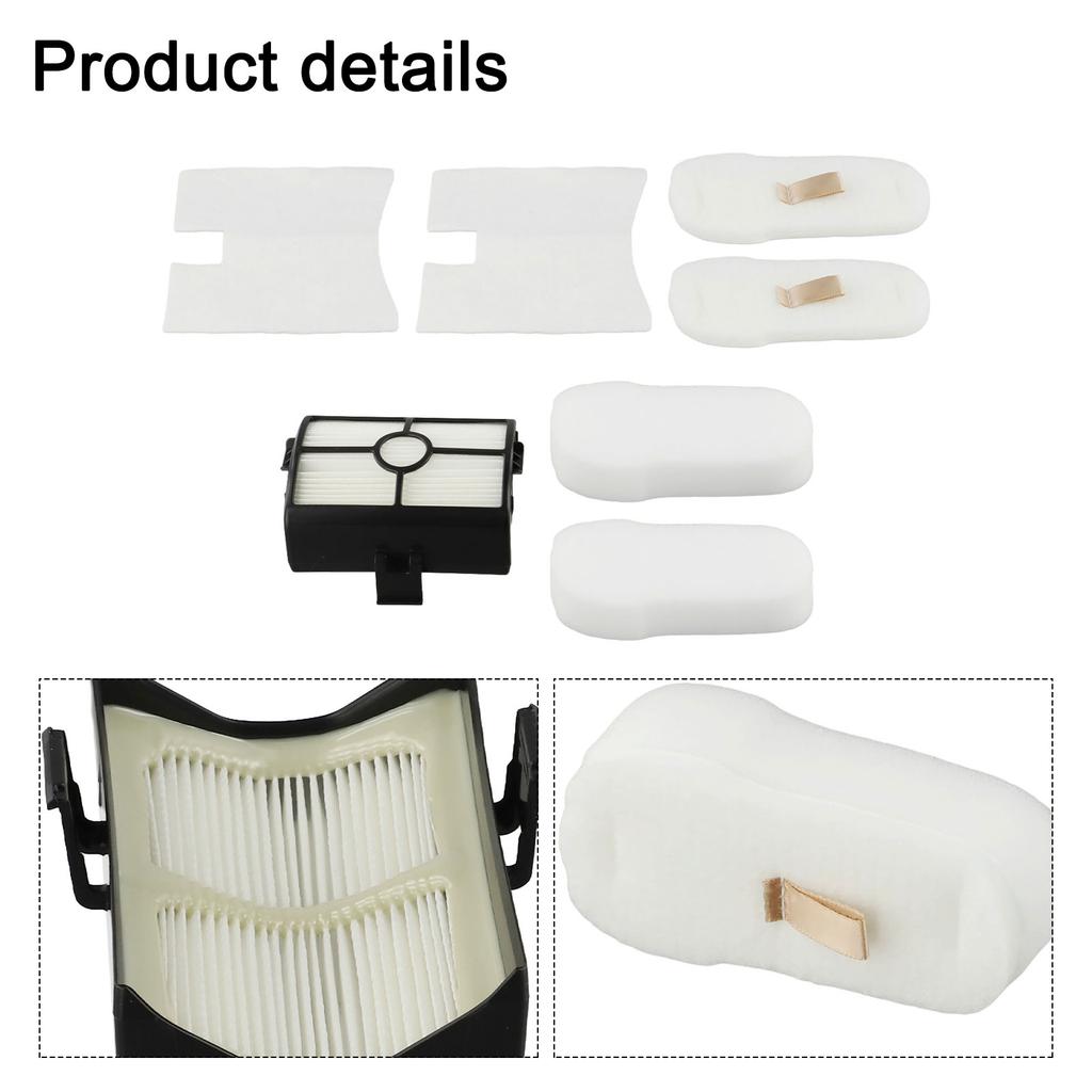Replacement Filter Kit Compatible with For Shark Cordless Upright Vacuums Perfect Fit for Models HZ500 HZ500UK and HZ500UKT