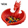 3D Printed Dragon Tray Storage Box, Modern Desk Organizer for Keys Jewelry Creative Box Candy, Flying Figurine Home Office, Collectible Decor