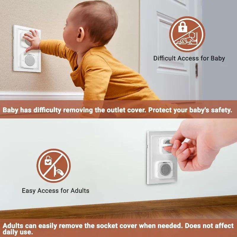 5/30pcs Baby Safety Socket Protective Cover Baby Care Safety Guard Electrical Protection Children Anti Electric Shock Protectors