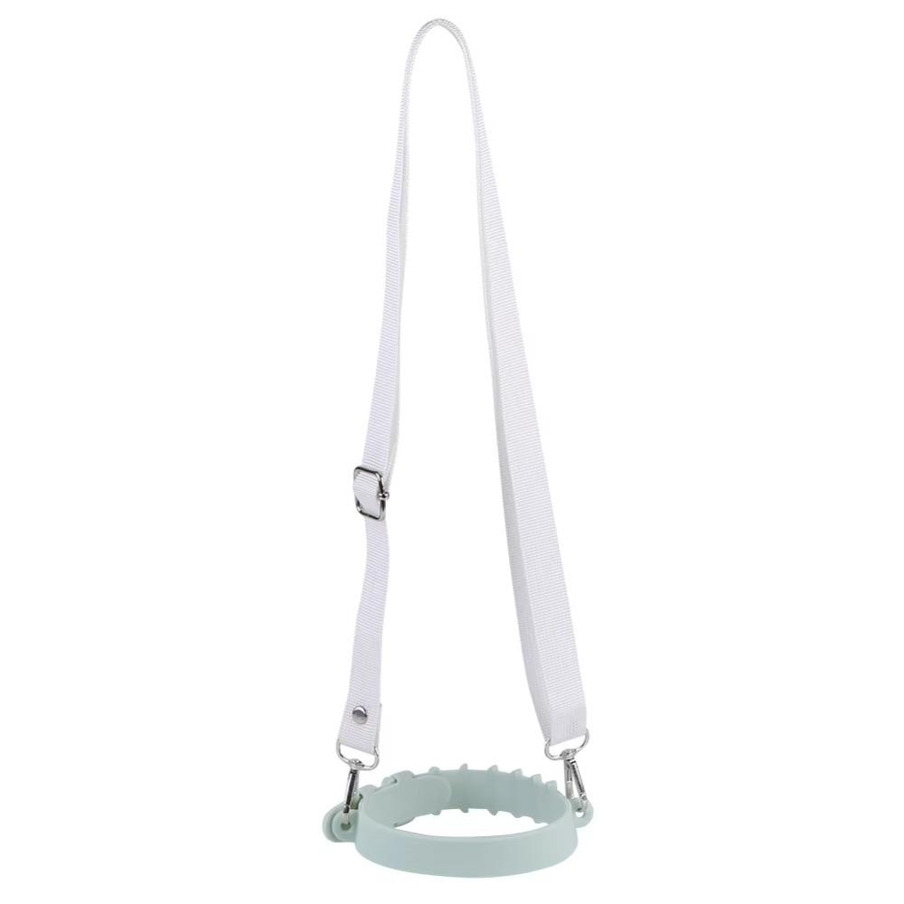 Hands Free Thermos Cup Holder Silicone Ring Water Bottle Lanyard Water Bottle Carrier  Outdoor