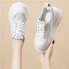 Black and white color matching casual board shoes increase the height of the four-season commuting versatile panda shoes, comfortable and fashionable 