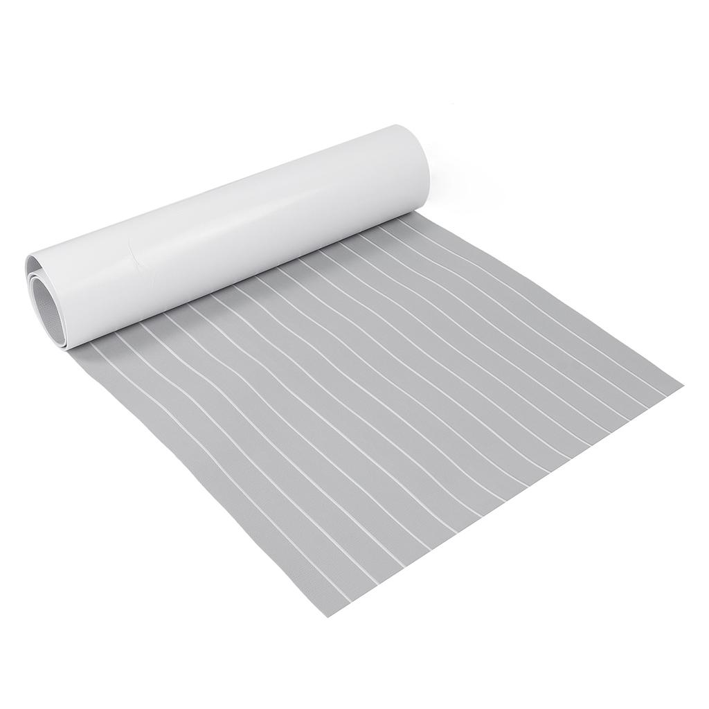 900x2400x6mm EVA Schaum Faux Teak Bootsdeckmatte Braunes Belagblatt Yachtboden Rutschfeste Matte Selbstklebende Fahrzeugunterlage