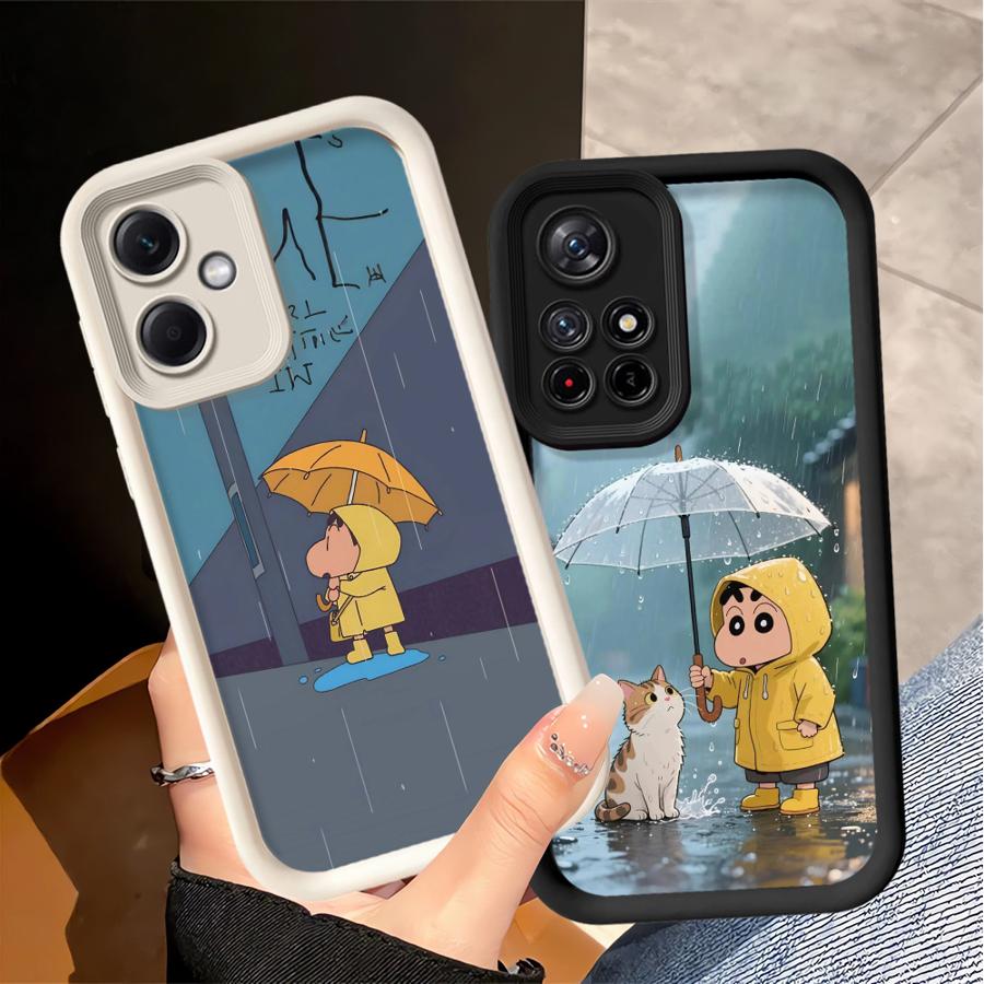 Cool Cra-Yons Cute ShinS Phone Cover Case for Xiaomi Poco F8 X3 NFC X3 Pro C51 C50 C61