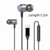 Stereo Sound In-Ear Earphones Noise Reduction Wired Earbuds Surround Sound Music Headset  Daily Use