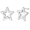 925 Sterling Silver Earrings Five -Pointed Star Earrings For Women Charm Jewelry Gifts
