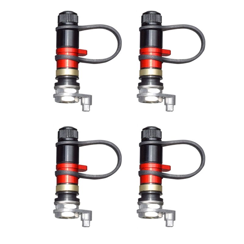 BT-4-Pack Short Style Quick Release Sand Tire Pressure Relief Valves For Off-Road Use