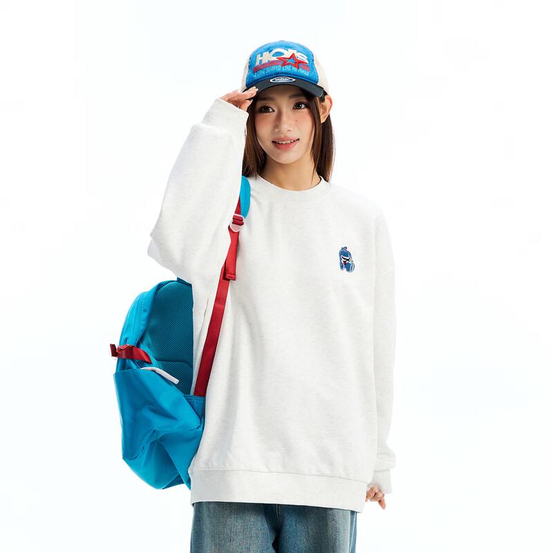 Fingercroxxit Unisex Street Style Round Neck Long Sleeve Sweatshirt