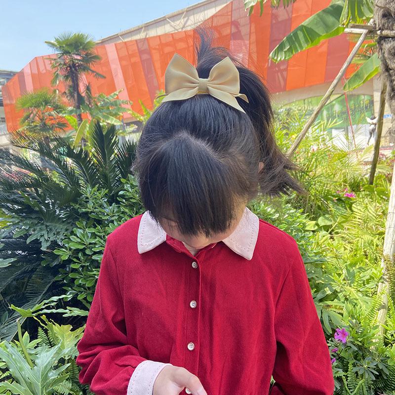 Spring & Summer Bow Hair Clips: Cute Princess Headdress for Girls