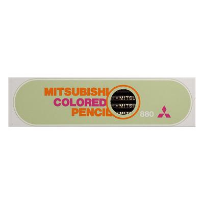 Mitsubishi Pencil Colored Pencils 880 Single Color 1 Dozen Black, K880.24