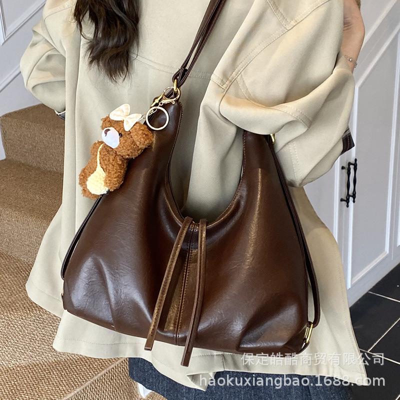 Tote bag women's 2025 new large-capacity commuter backpack casual multi-functional shoulder messenger bag travel backpack