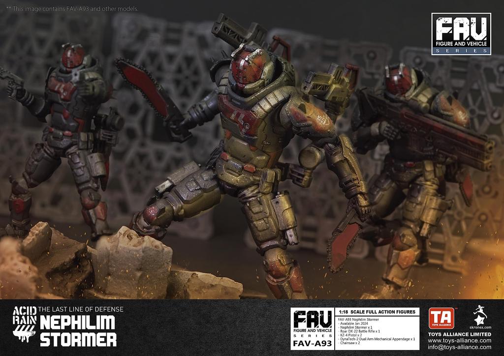 TOYS ALLIANCE LIMITED FAV A93 Nephilim Stormer Scale ABS Painted Complete Figure "Acid Rain" 1/18