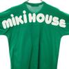 MIKIHOUSE Rückseitiges Logo Kurzarm Henry-Kragen T-Shirt M grün Herren Gebraucht