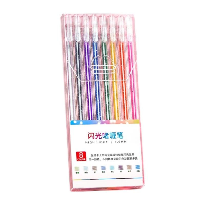 

Glitter Gel Pens Pack Colored Glitter Pens, Colorful Sparkles Gel Markers for Journaling Coloring Art Crafting Supplies
