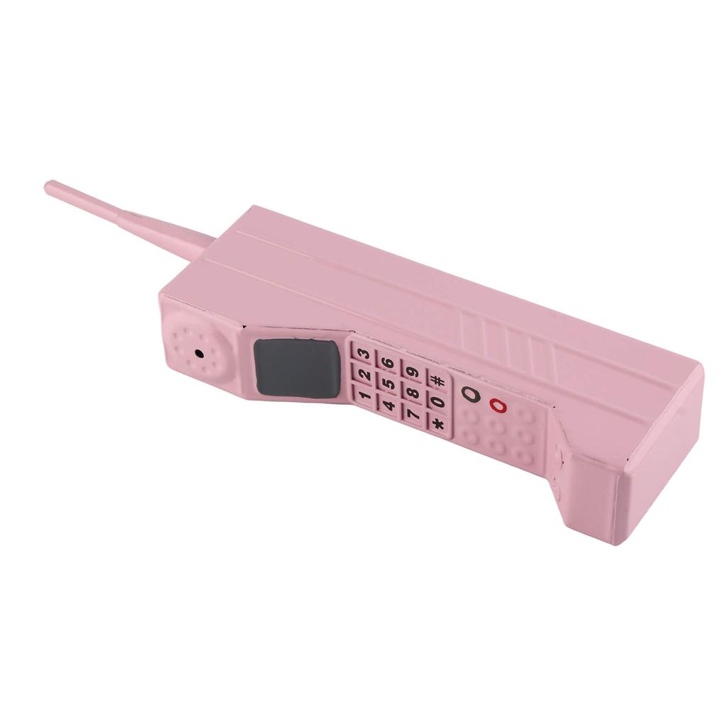 Retro Cellphone Model Ornament Iron Old Fashioned Vintage Simulation Cellular Phone Statue for Photographic Props Desk Decor