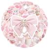 50PCS Simple Cute Pink Sweety Style Graffiti Stickers For Bicycle Hand Account Pencil Case Decals
