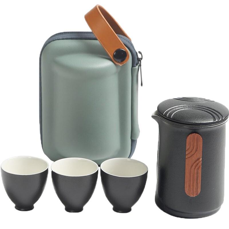 

DARUNYAO Fuzi Travel Ceramic Portable Gongfu Tea Set