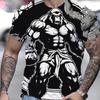Men Summer Breathable Quick Drying Sports Tops Fashion Boxing Short Sleeve Tees
