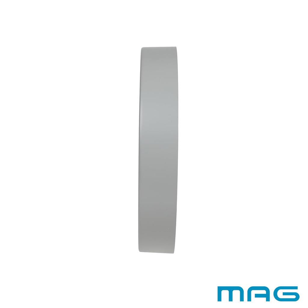 MAG Wall with Thermometer and Interior Nighttime Stop Second Noah Precision Clock, Analog, Radio-Controlled, Hygrometer, Stylish, Cute, Simple,