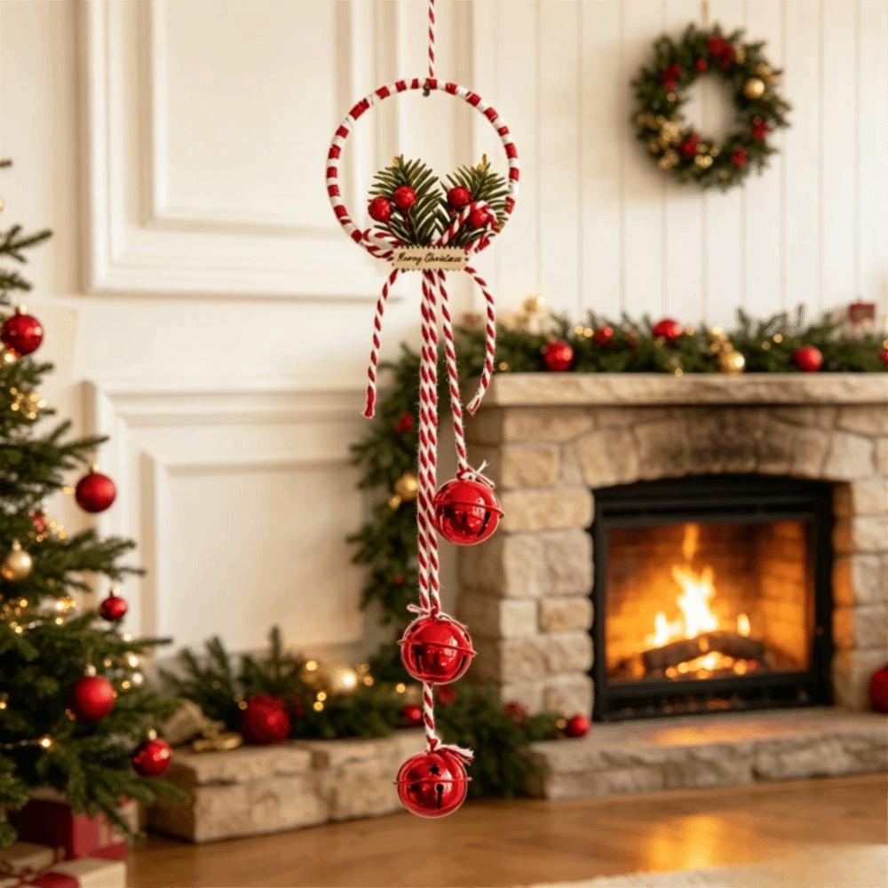 Pleasant Sound Jingle Bells With Bowknot Christmas Tree Pendant Decorations Christmas Bell  Party