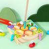 Wooden Fun Bee Pairing Game Set,6 Bees,5 Bugs,Puzzle Toys, Color Classification Educational Toys, Hand Eye Coordination, Fine Motor Skills