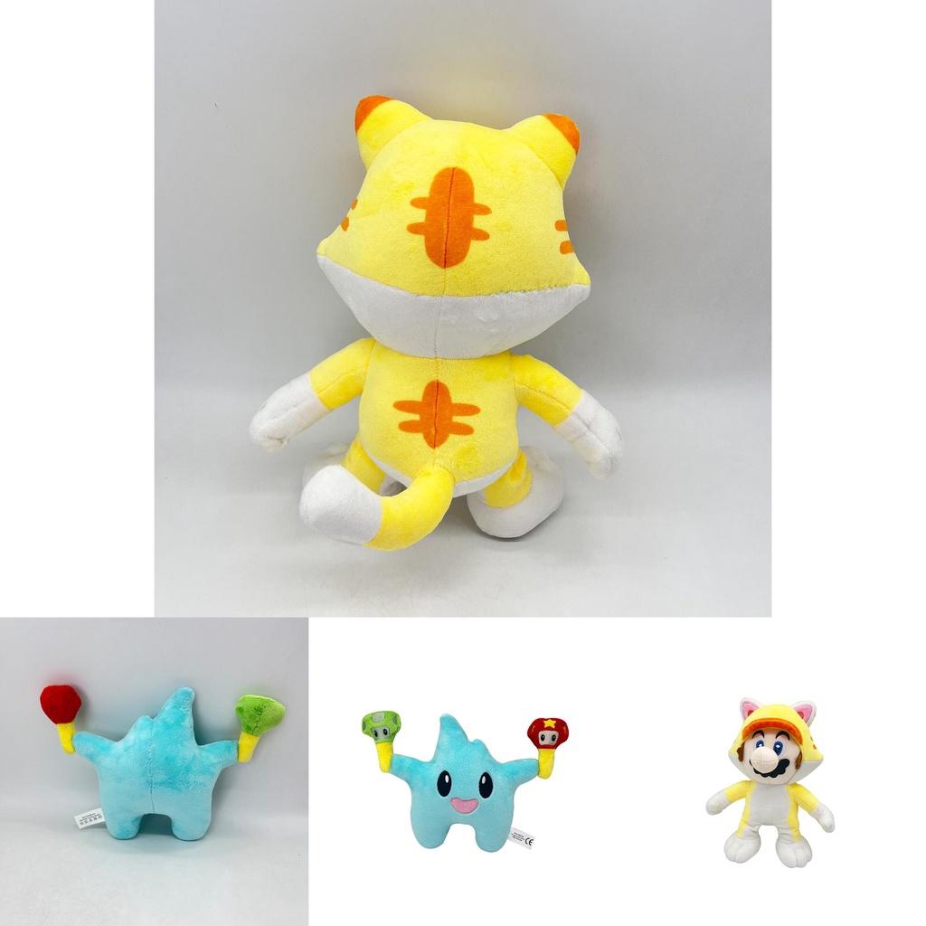 Cat Mario Plush Toy Soft And Adorable Stuffed Animal For Kids And Collectors