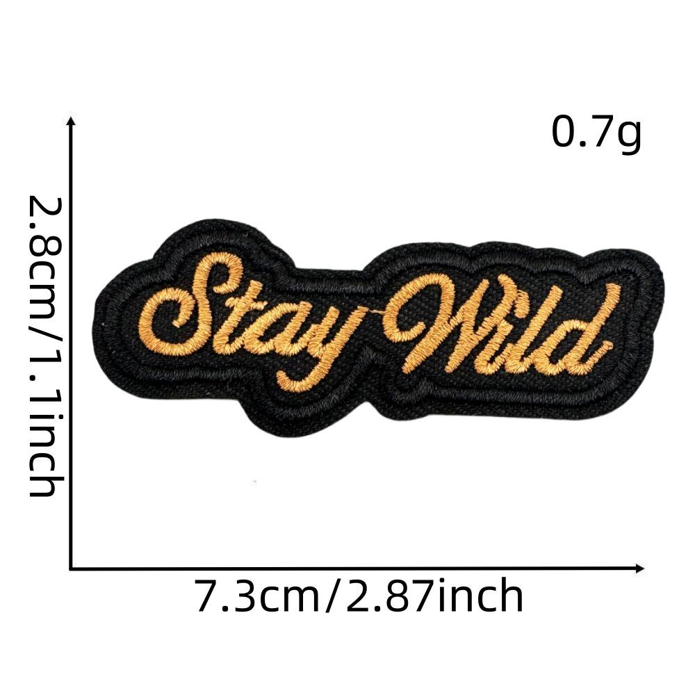 Western Cartoon Boy Denim Iron-On Embroidery Patches for Jackets and Clothing Decor