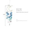 Hanging Shell Moon Wind Chimes Natural Shell Circle Shell Dream Catchers With Crisp Ringtones Home Decoration Shell Pendant